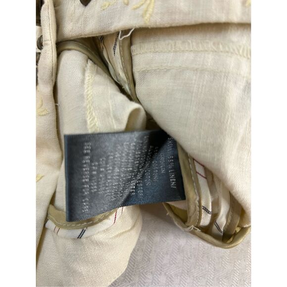 True Meaning Linen M Vest Studs Cream Gray - Picture 9 of 9